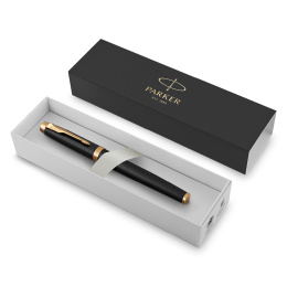 IM Premium Black/Gold Stylo-plume dans le groupe Stylos / Stylo haute de gamme / Stylo à plume chez Pen Store (112683_r)