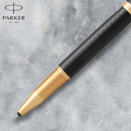 IM Premium Black/Gold Rollerball dans le groupe Stylos / Stylo haute de gamme / Roller chez Pen Store (112685)