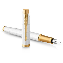 IM Premium Pearl/Gold Stylo-plume dans le groupe Stylos / Stylo haute de gamme / Stylo à plume chez Pen Store (112687_r)