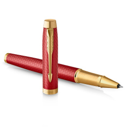 IM Premium Red/Gold Rollerball dans le groupe Stylos / Stylo haute de gamme / Roller chez Pen Store (112691)