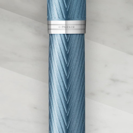 IM Premium Blue/Grey Rollerball dans le groupe Stylos / Stylo haute de gamme / Roller chez Pen Store (112695)