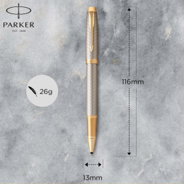 IM Premium Silver/Gold Rollerball dans le groupe Stylos / Stylo haute de gamme / Roller chez Pen Store (112701)