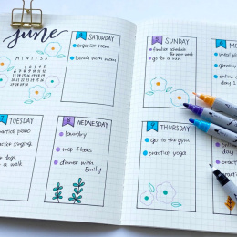 Clean Color DOT Pen lot de 6 dans le groupe Stylos / Crayons d'artistes / Feutres d'illustrations chez Pen Store (125138)