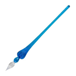 Glass Pen Round 18 cm Blue dans le groupe Loisirs créatifs / Calligraphie / Feutre Calligraphie chez Pen Store (125228)