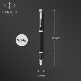 IM Matte Black Stylo-plume dans le groupe Stylos / Stylo haute de gamme / Stylo à plume chez Pen Store (125378)
