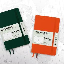 Outline Notebook B6 Signal Orange Dotted dans le groupe Papiers & Blocs / Écrire et consigner / Carnets chez Pen Store (125497)