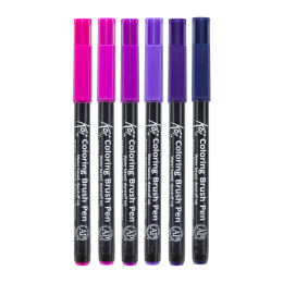 Koi Coloring Brush Pen 6-set Galaxy dans le groupe Stylos / Écrire / Feutres Fineliners chez Pen Store (125587)