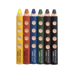 Groove TripleOne Lot de 6 dans le groupe Kids / Crayons pours les enfants / Crayons de couleurs pour les enfants chez Pen Store (125953)