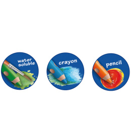 Groove TripleOne Lot de 12 dans le groupe Kids / Crayons pours les enfants / Crayons de couleurs pour les enfants chez Pen Store (125954)