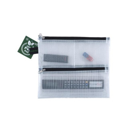 Trousse Double-Zip Mesh A5 dans le groupe Stylos / Accessoires Crayons / Trousses chez Pen Store (126510)