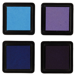 Lot de 4 tampons Encreurs Bleu & Violet dans le groupe Loisirs créatifs / Accessoires Hobby / Tampons chez Pen Store (126575)