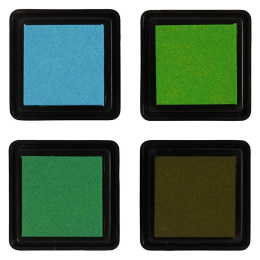 Lot de 4 tampons Encreurs Vert et vert clair dans le groupe Loisirs créatifs / Accessoires Hobby / Tampons chez Pen Store (126576)