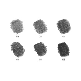 Mars Lumograph Stylos graphites 6-pack dans le groupe Stylos / Écrire / Crayons à papier chez Pen Store (126609)