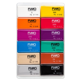 FIMO Professional Argile à modeler lot de 12 Basic colours dans le groupe Loisirs créatifs / Former / Modeler chez Pen Store (126646)