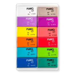 FIMO Soft Argile à modeler 12 x 25 g Brilliant colours dans le groupe Loisirs créatifs / Former / Modeler chez Pen Store (126650)