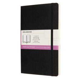Classic Soft Cover Double Layout Large Black dans le groupe Papiers & Blocs / Écrire et consigner / Carnets chez Pen Store (126743)