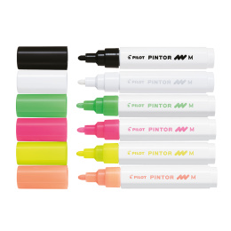 Pintor Medium lot de 6 Neon dans le groupe Stylos / Crayons d'artistes / Feutres d'illustrations chez Pen Store (126809)