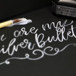 Argent Mica Ink 60 ml dans le groupe Matériels d'artistes / Couleurs de l'artiste / Encre de chine et encre chez Pen Store (126927)