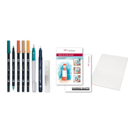 ABT Dual Watercoloring Brush set Seaside dans le groupe Stylos / Crayons d'artistes / Feutres pinceaux chez Pen Store (126976)