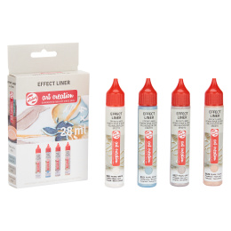 Effect Liner Set 4 x 28 ml Specialties Pearl dans le groupe Loisirs créatifs / Couleurs / Couleurs Hobby chez Pen Store (127516)