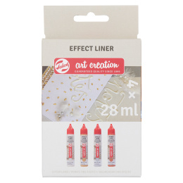 Effect Liner Set 4 x 28 ml Standard Pearl dans le groupe Loisirs créatifs / Couleurs / Couleurs Hobby chez Pen Store (127517)