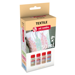 Textile Bouteille Set 4 x 50 ml Pastel dans le groupe Loisirs créatifs / Couleurs / Teinture textile et feutre textile chez Pen Store (127584)