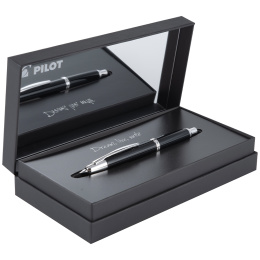 Capless Stylo-plume Black/Rhodium Broad dans le groupe Stylos / Stylo haute de gamme / Stylo à plume chez Pen Store (127728)