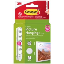 Command Languettes pour tableaux Large dans le groupe Loisirs créatifs / Organiser / Cadres / Système de suspension pour cadres chez Pen Store (127889)