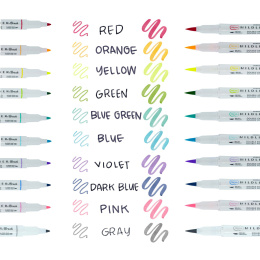 Mildliner Brush Nr2 10-pack dans le groupe Stylos / Crayons d'artistes / Feutres pinceaux chez Pen Store (127932)