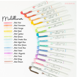 Mildliner 15-pack dans le groupe Stylos / Crayons d'artistes / Feutres d'illustrations chez Pen Store (127933)