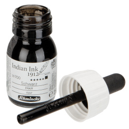 Indian Ink Black 28 ml dans le groupe Matériels d'artistes / Couleurs de l'artiste / Encre de chine et encre chez Pen Store (128023)