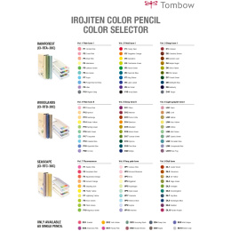Pencil Irojiten set Rainforest dans le groupe Stylos / Crayons d'artistes / Crayons de couleurs chez Pen Store (128101)