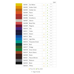 Chromaflow Crayons de couleurs Ensemble de 12 dans le groupe Stylos / Crayons d'artistes / Crayons de couleurs chez Pen Store (128180)