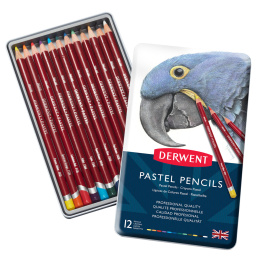 Pastel Crayons de couleurs Ensemble de 12 dans le groupe Matériels d'artistes / Couleurs de l'artiste / Pastels chez Pen Store (128186)