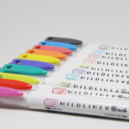 Mildliner Brush Nr1 10-pack dans le groupe Stylos / Crayons d'artistes / Feutres pinceaux chez Pen Store (128202)