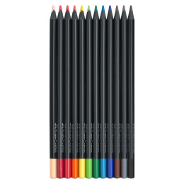 Crayons de couleur Black Edition Lot de 12 dans le groupe Stylos / Crayons d'artistes / Crayons de couleurs chez Pen Store (128253)