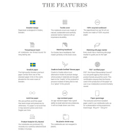 Notebook A4 à lignes Nature dans le groupe Papiers & Blocs / Écrire et consigner / Carnets chez Pen Store (128462)