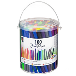 Feutres en seau 100 pièces dans le groupe Kids / Crayons pours les enfants / Feutres pour les enfants chez Pen Store (128505)