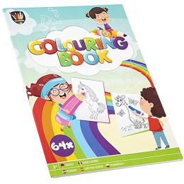 Livre de coloriage pour enfants A4 dans le groupe Kids / Amusement et apprentissage / Album de coloriages et artisanat d'art / Album de coloriage chez Pen Store (128515)