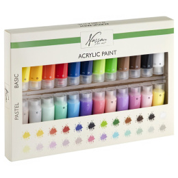 Peinture acrylique 24 pièces (22 ml) dans le groupe Matériels d'artistes / Couleurs de l'artiste / Peinture acrylique chez Pen Store (128545)