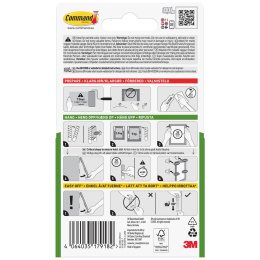 Command Languettes pour tableaux Medium 4 st dans le groupe Loisirs créatifs / Organiser / Cadres / Système de suspension pour cadres chez Pen Store (128611)