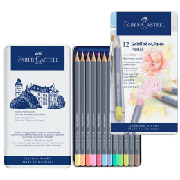 Goldfaber Aqua Crayons Aquarelle Lot de 12 Pastel dans le groupe Stylos / Crayons d'artistes / Crayons aquarellables chez Pen Store (128726)