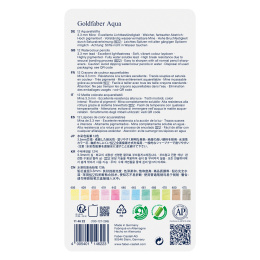 Goldfaber Aqua Crayons Aquarelle Lot de 12 Pastel dans le groupe Stylos / Crayons d'artistes / Crayons aquarellables chez Pen Store (128726)