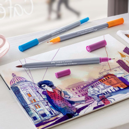 Goldfaber Aqua Dual Marker Lot de 6 Flowers dans le groupe Stylos / Crayons d'artistes / Feutres d'illustrations chez Pen Store (128734)