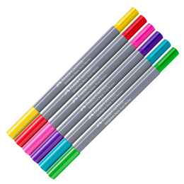 Goldfaber Aqua Dual Marker Lot de 6 Candy shop dans le groupe Stylos / Crayons d'artistes / Feutres d'illustrations chez Pen Store (128735)