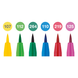PITT Artist Brush Lot de 6 Spring dans le groupe Stylos / Crayons d'artistes / Feutres pinceaux chez Pen Store (128749)