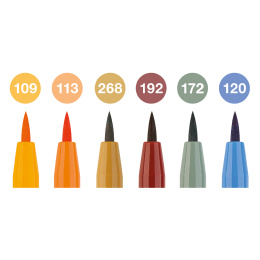 PITT Artist Brush Lot de 6 Fall dans le groupe Stylos / Crayons d'artistes / Feutres pinceaux chez Pen Store (128751)