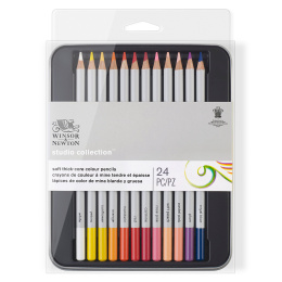 Studio Collection Crayons de couleurs Lot de 24 dans le groupe Stylos / Crayons d'artistes / Crayons de couleurs chez Pen Store (128765)