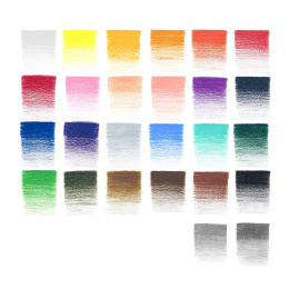 Studio Collection Crayons de couleurs Wallet Lot de 27 dans le groupe Stylos / Crayons d'artistes / Crayons de couleurs chez Pen Store (128774)