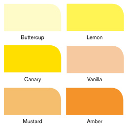 Promarker Lot de 6 Yellow tones dans le groupe Stylos / Crayons d'artistes / Feutres d'illustrations chez Pen Store (128776)